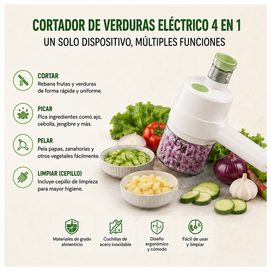 Cortador De Verdura Electrico