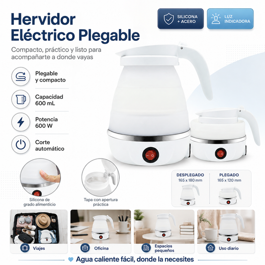 Hervidor De Agua Eléctrico Plegable